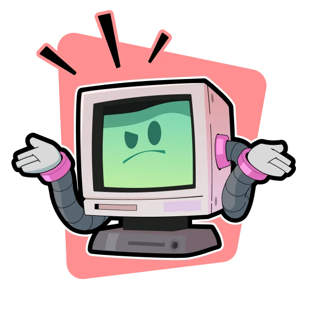 ADELL annoyed sticker
