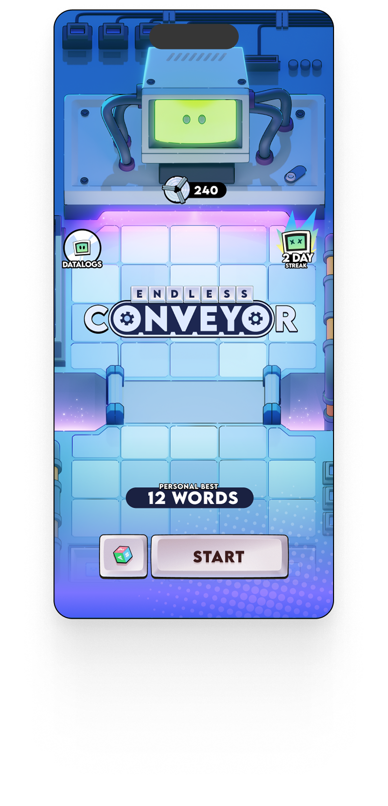 Endless Conveyor home screen