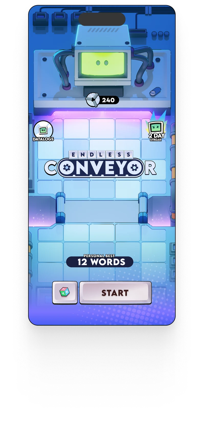 Endless Conveyor home screen