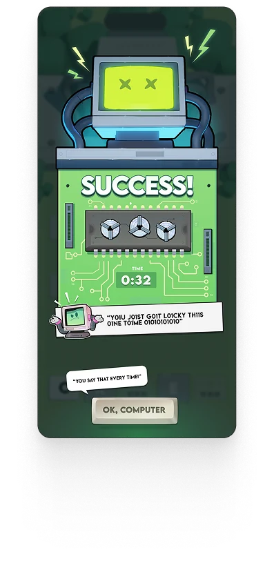 Level success screen
