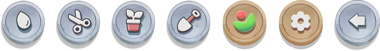 Interface button set