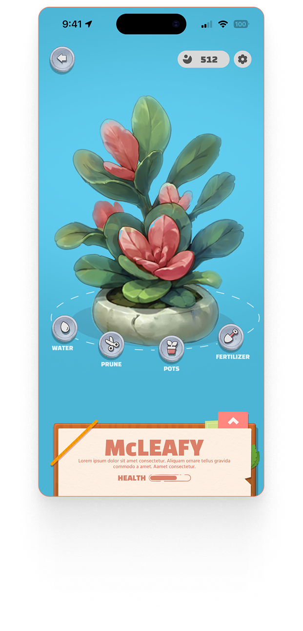 McLeafy plant screen