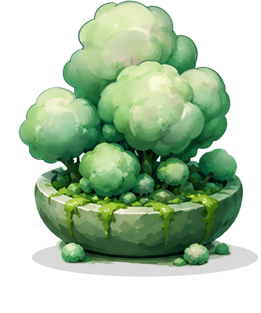 Moss bush concept art