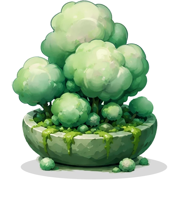 Moss bush concept art