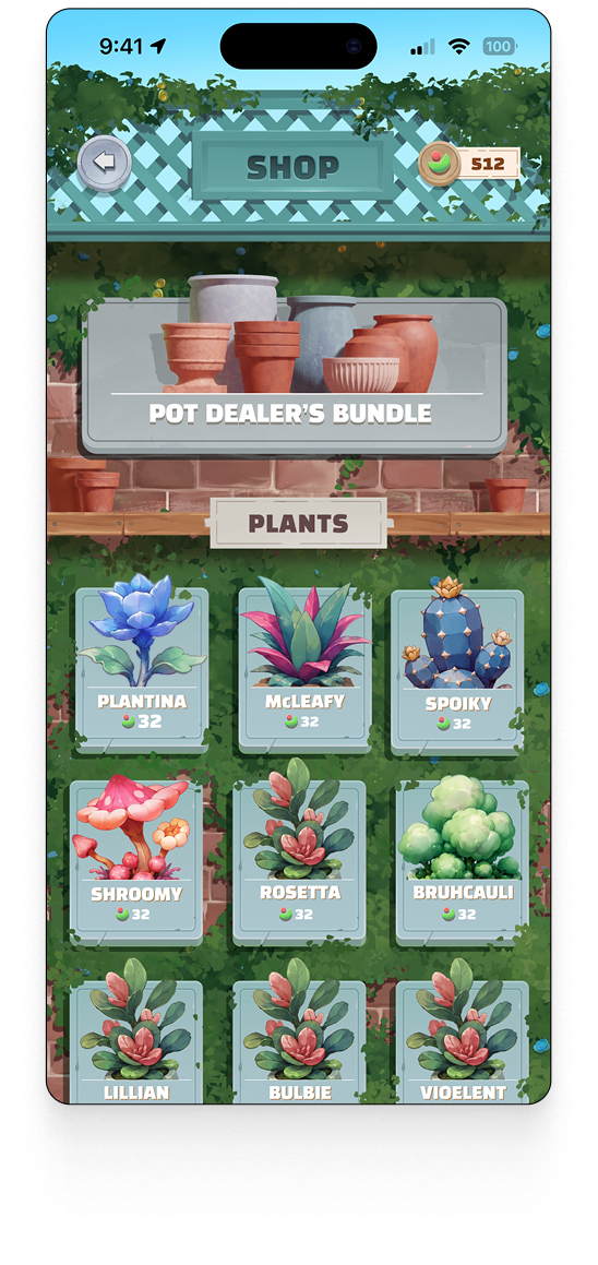 Shop screen with the pot dealer's bundle