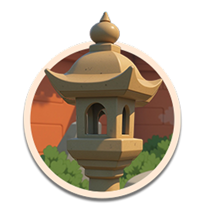 Stone lamp task icon