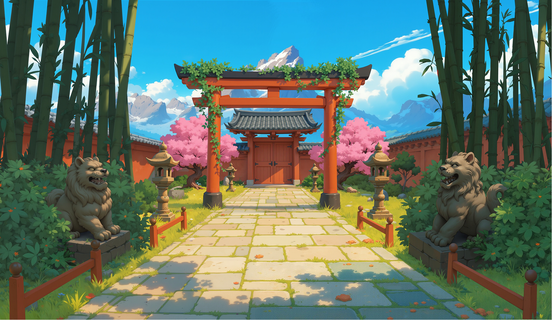 Hoshi's Garden environment art